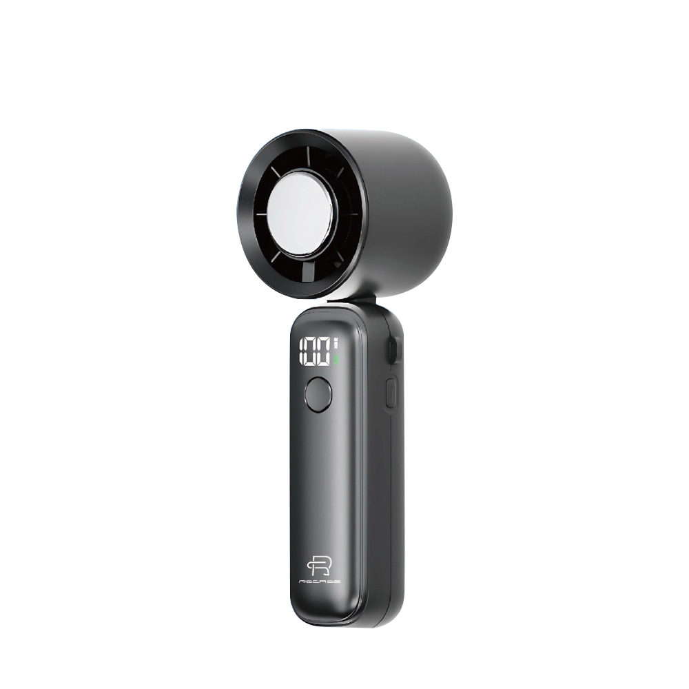 【RSCASE】RS冰敷強力風扇 手持風扇 手持扇(夜幕黑), , large