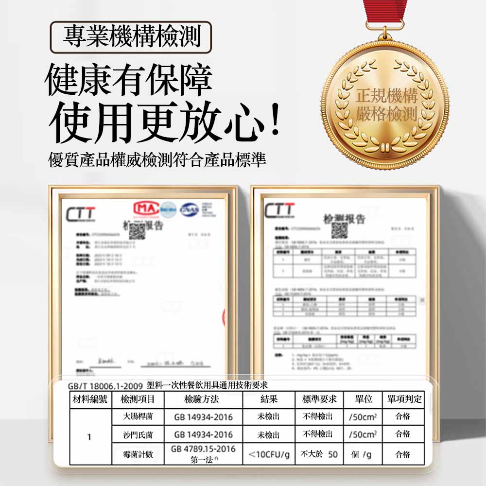 露營用品一次性稻殼餐具4件套（稻殼餐具 環保碗筷 野餐餐具 家用一次性碗）, , large