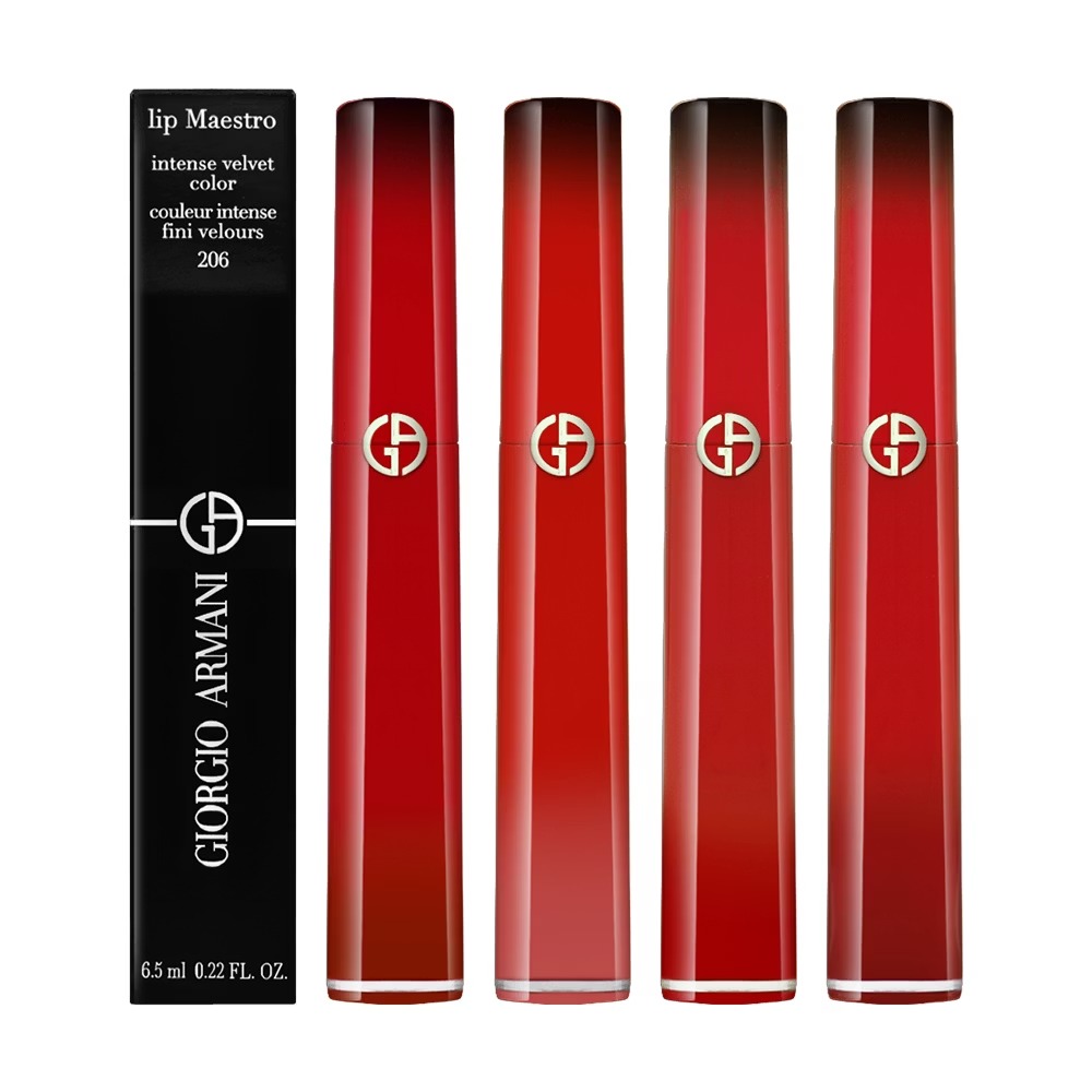 【Giorgio Armani】奢華絲絨訂製唇萃 6.5ml (#206/#214/#405/#405I)(25周年限定版)任選, , large