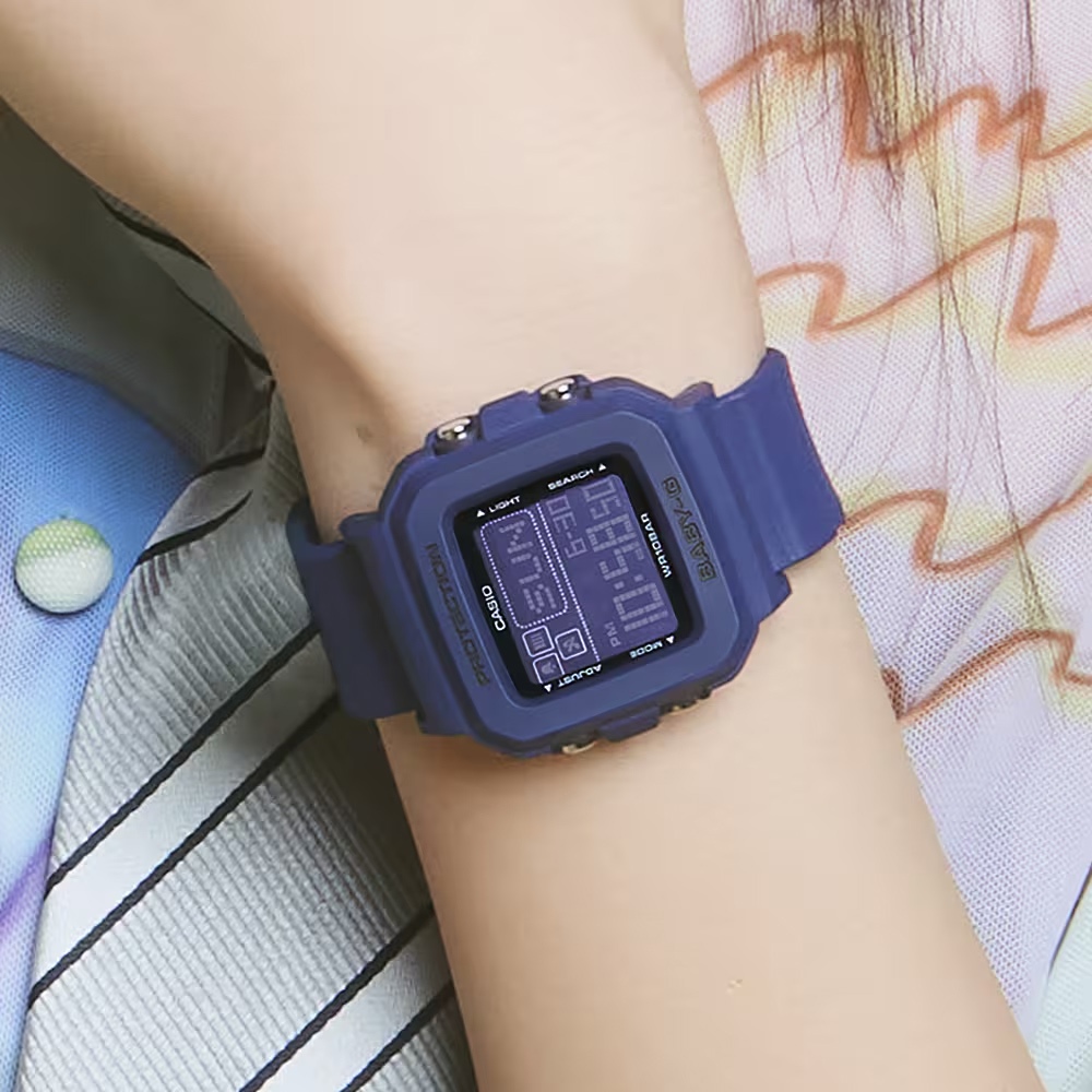 CASIO 卡西歐 BABY-G 30週年 手錶和錶殼吊飾套組  女錶 BGD-10K-2【加贈庫洛米保護套】, , large