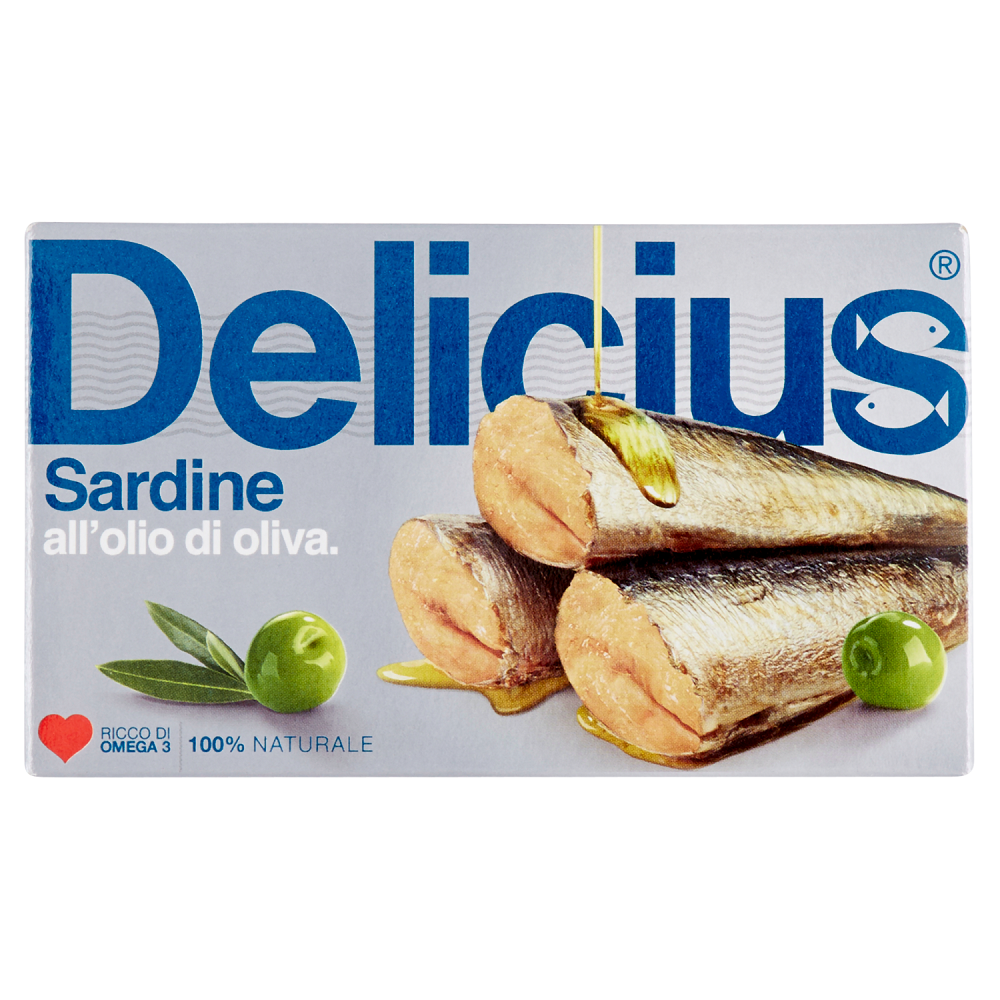 Delicius sardines in olive oil 