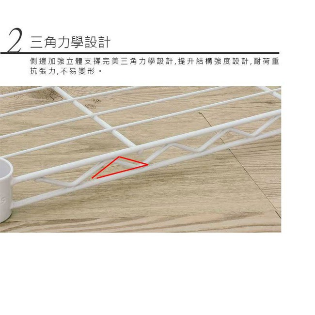 【Y HOUSE】70x45x120cm Lightweight Three-layer Iron Rack Iron Rack Shelf - Painted Black, , large