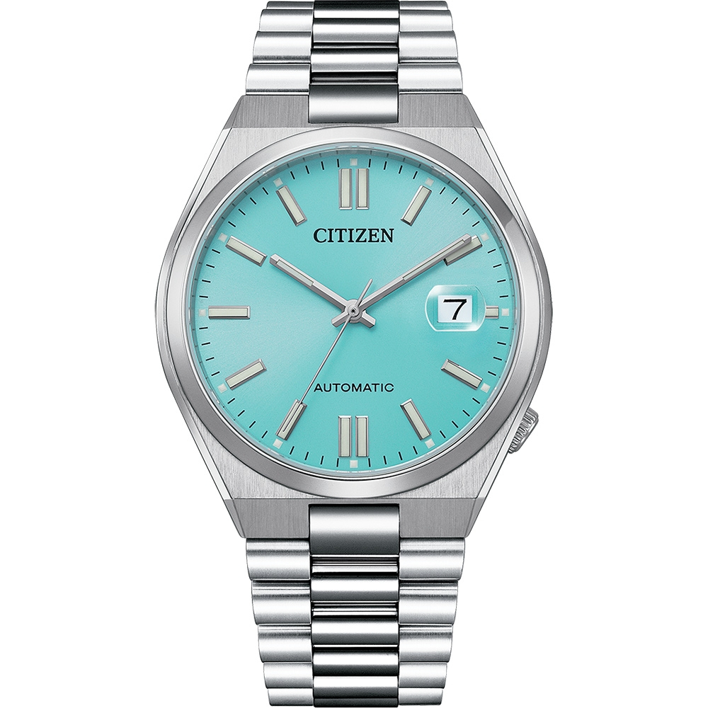 CITIZEN 星辰 晴空藍 青春撞色機械錶 NJ0151-88M, , large