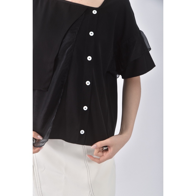 (XL) na berry黑色套裝二手衣, , large