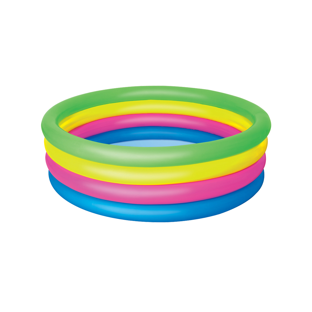 彩虹充氣泳池, , large