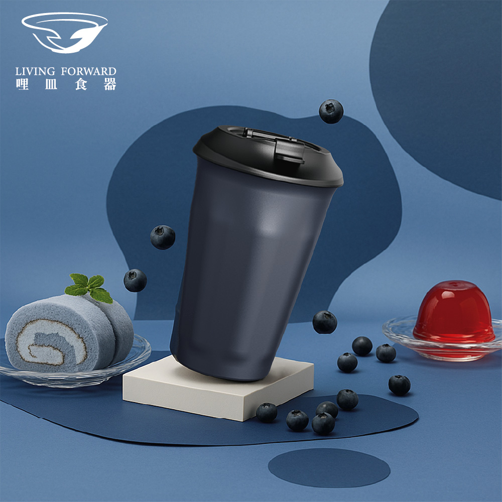 【哩皿食器】台灣製 CPET 潔晶隨行杯組 480ml, , large