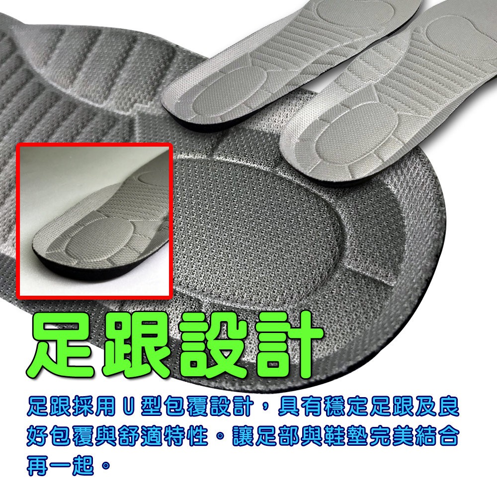 金德恩 GS MALL 台灣製造 立體透氣抑菌成人鞋墊 立體鞋墊 3D鞋墊 透氣鞋墊 抑菌鞋墊 成人鞋墊 鞋墊 POLIYOU, , large