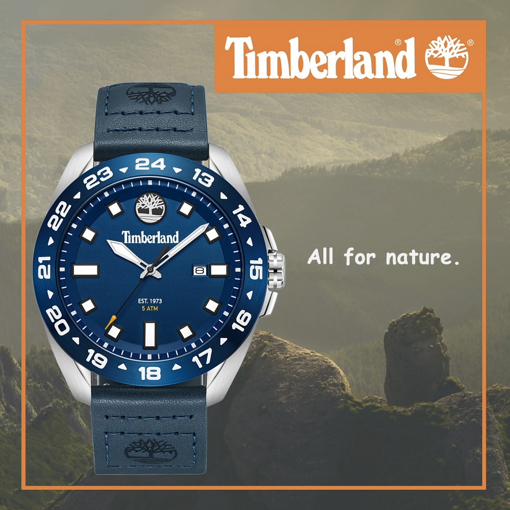 Timberland 天柏嵐 CARRIGAN系列 美式潮流大三針手錶-44mm TDWGB0029403, , large