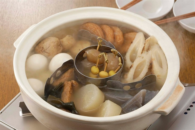 Stainless steel hot pot/oden divider, , large