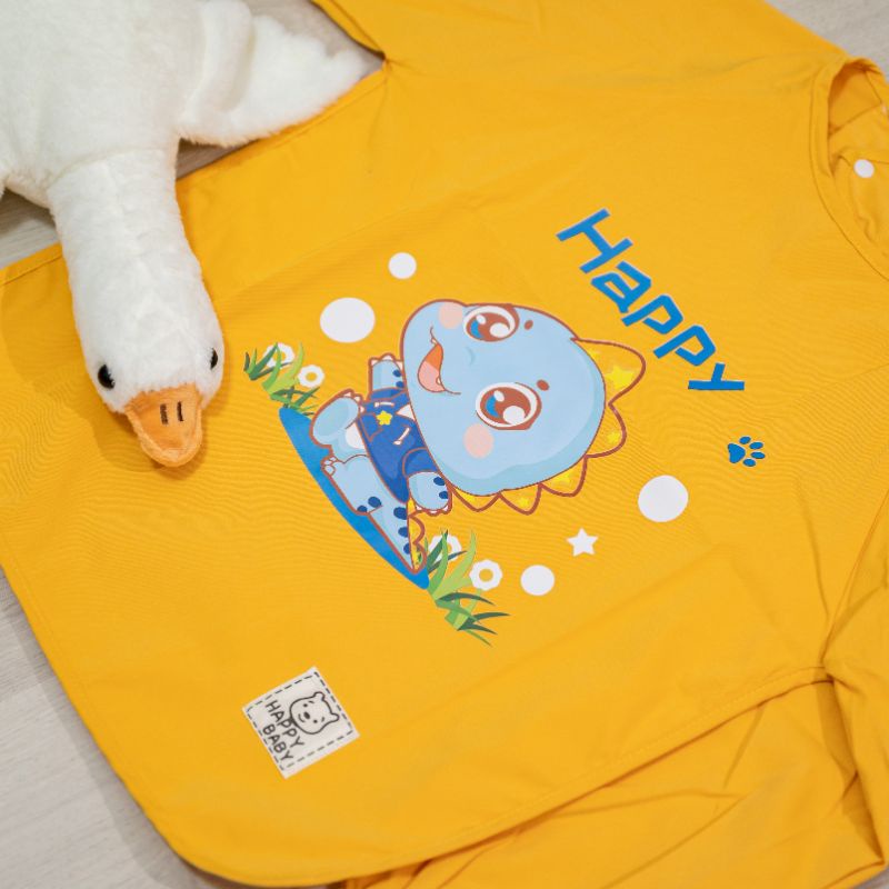 [Kaimei Cotton Industry] 2 entries into the group, random and excellent children's long-sleeved waterproof bibs, children's reverse dressing, painting clothes, blouses, blouses, waterproof clothes, waterproof bibs, long-sleeved waterproof clothes, , large