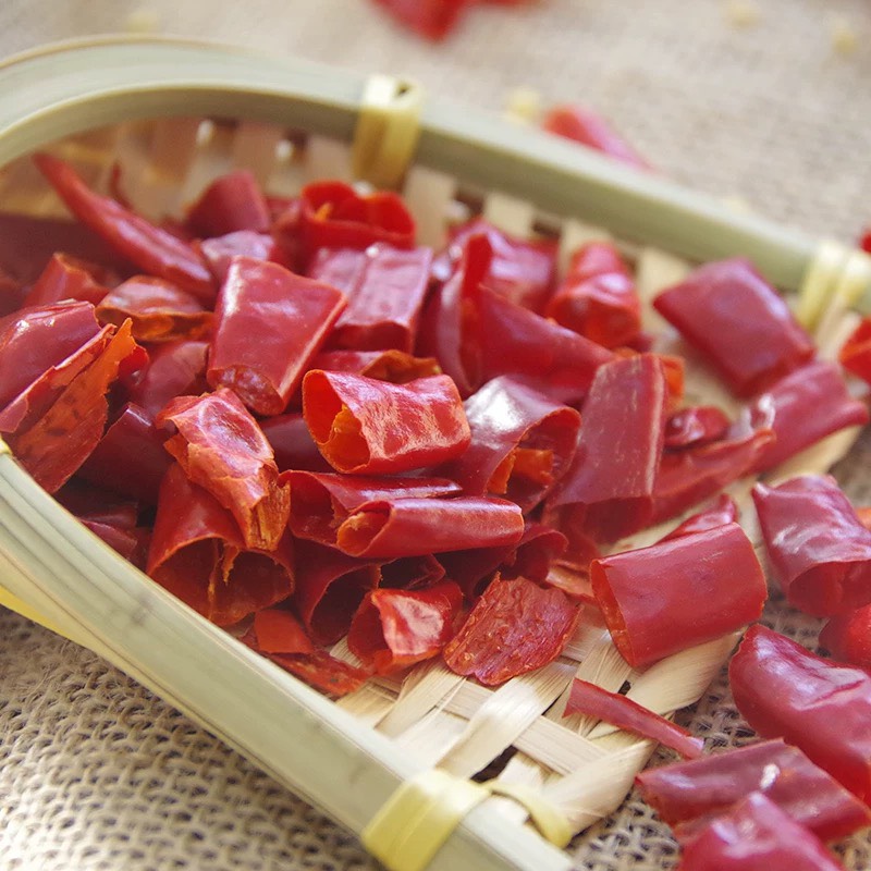 二荊條切斷乾辣椒 微辣特香紅辣椒乾貨, , large