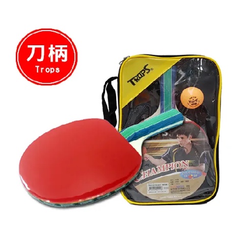 Success成功 44111-1 刀柄五夾光面桌球拍(學校級), , large