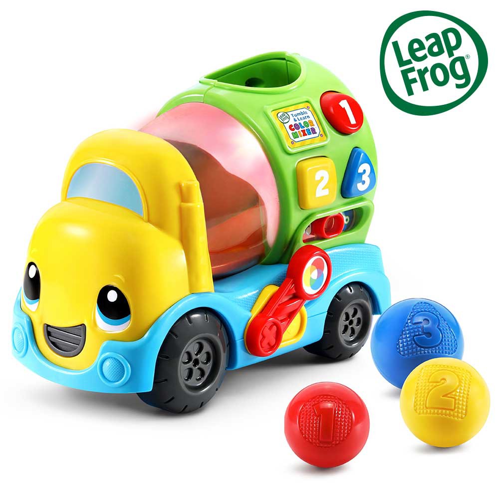 官方直營 【LeapFrog】美國跳跳蛙 繽紛滾色車 / 車子 / 玩具車 / 顏色學習 / 投球遊戲, , large