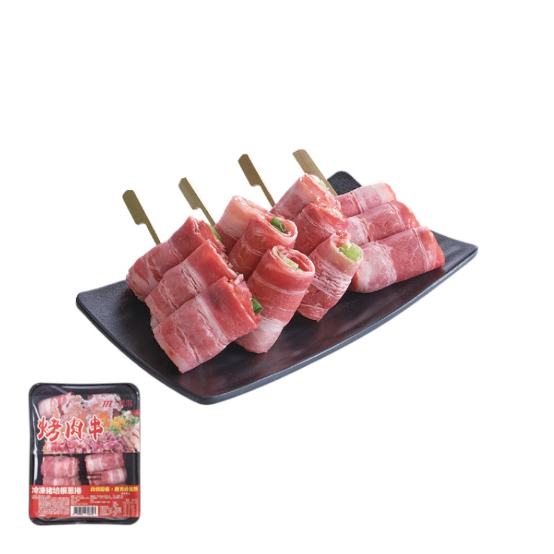 美淇食品冷凍台灣豬培根蔥捲250g