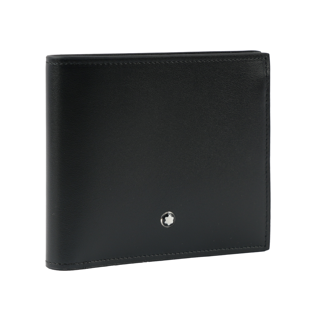 Montblanc 萬寶龍 Meisterstuck 大班系列小牛皮8卡短夾/黑色, , large