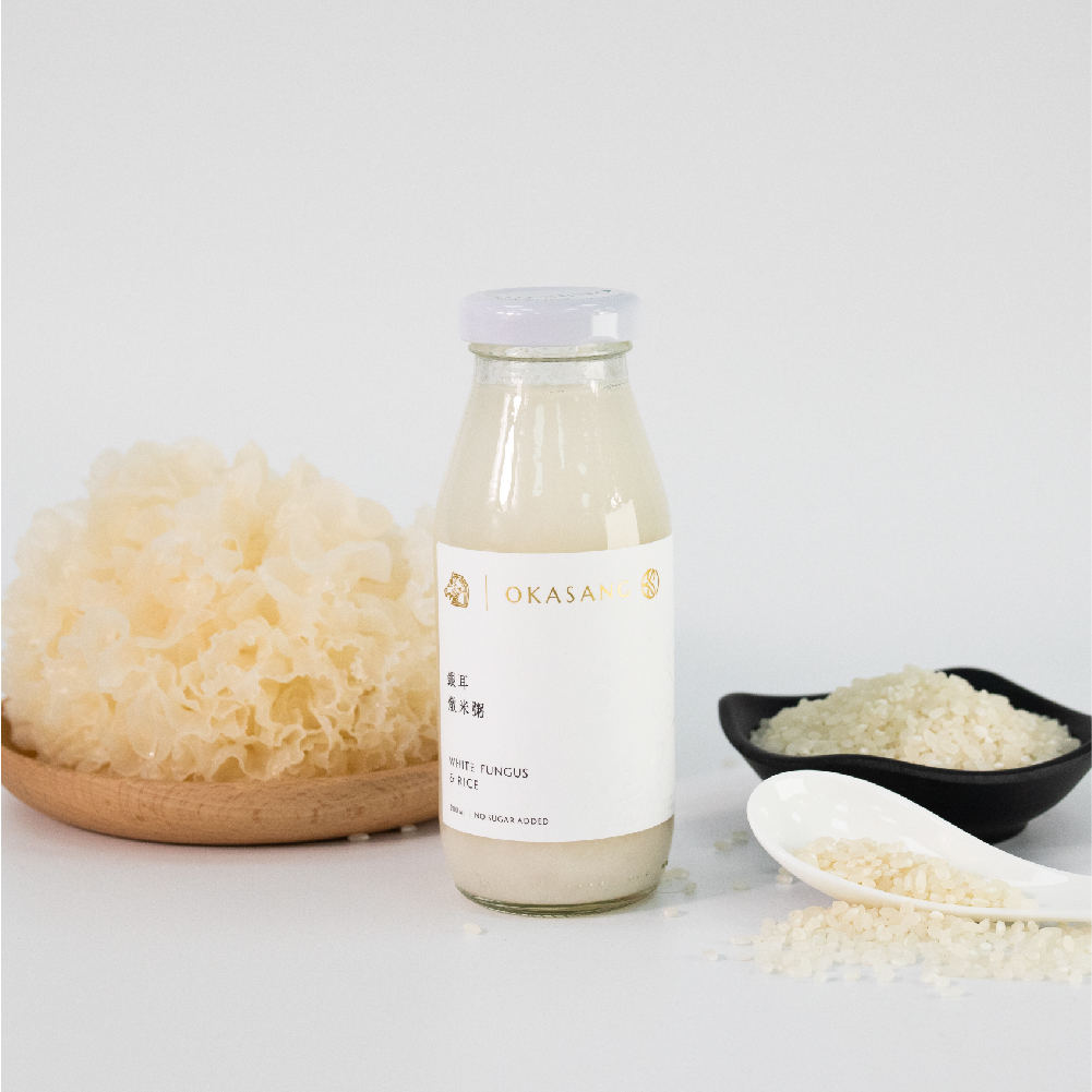 【日進生技】精裝版黑白木耳露禮盒｜195ml精裝木耳露*6罐(精裝柴燒桂圓黑木耳露*3、精裝銀耳燉米粥*3)/盒, , large