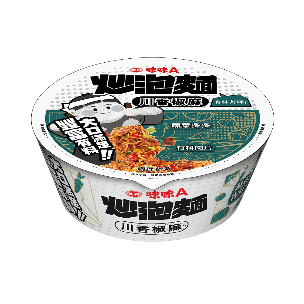 味味A炒泡麵 川香椒麻風味(碗), , large