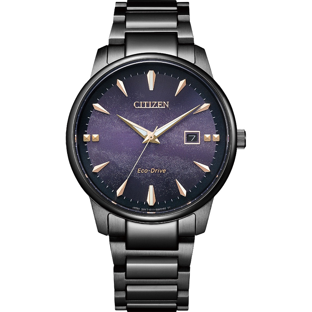 CITIZEN 星辰 Hebe田馥甄配戴款 紫夜星河 光動能都會女性手錶 中性錶 BM7595-89X, , large