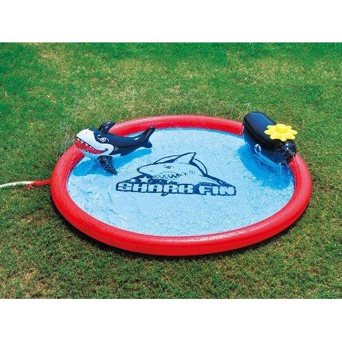 Shark Sprinkler Swimming Pool, , large