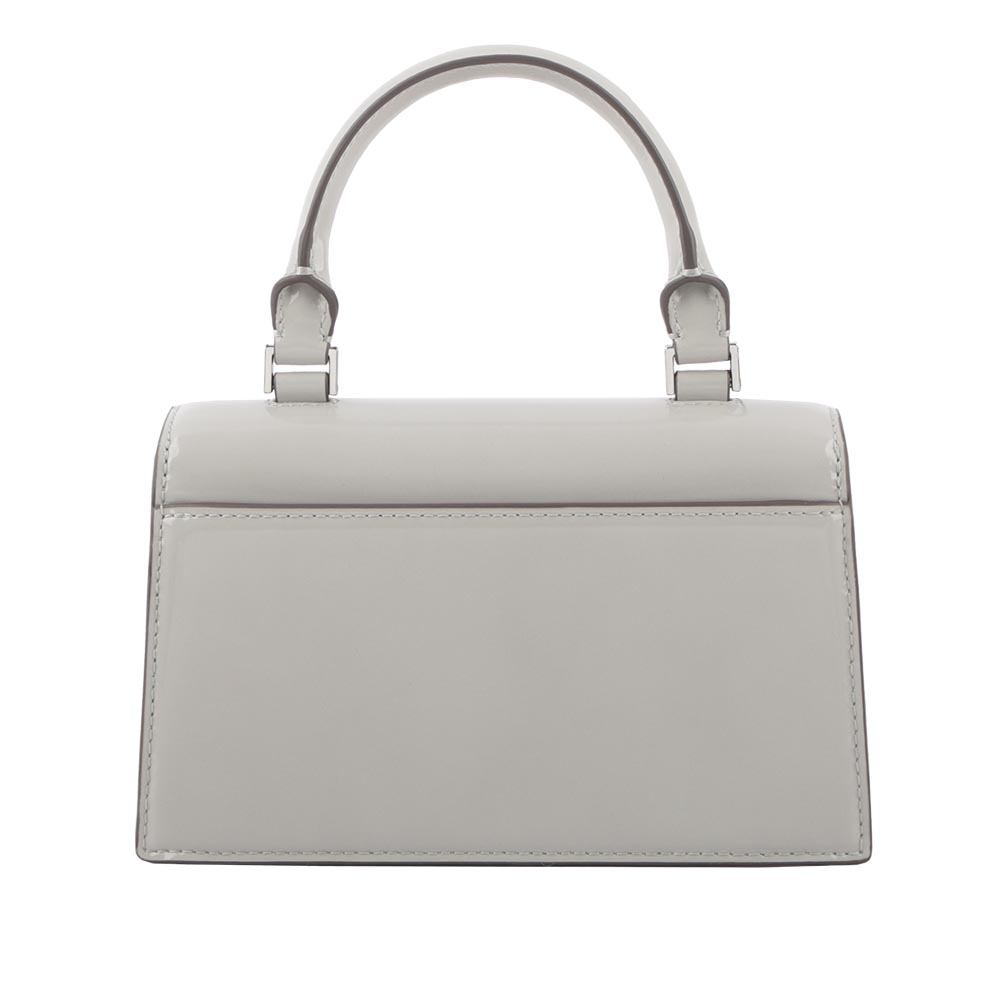 TORY BURCH Bon Bon 平滑牛皮迷你翻蓋手提/斜背二用包/雲灰色, , large