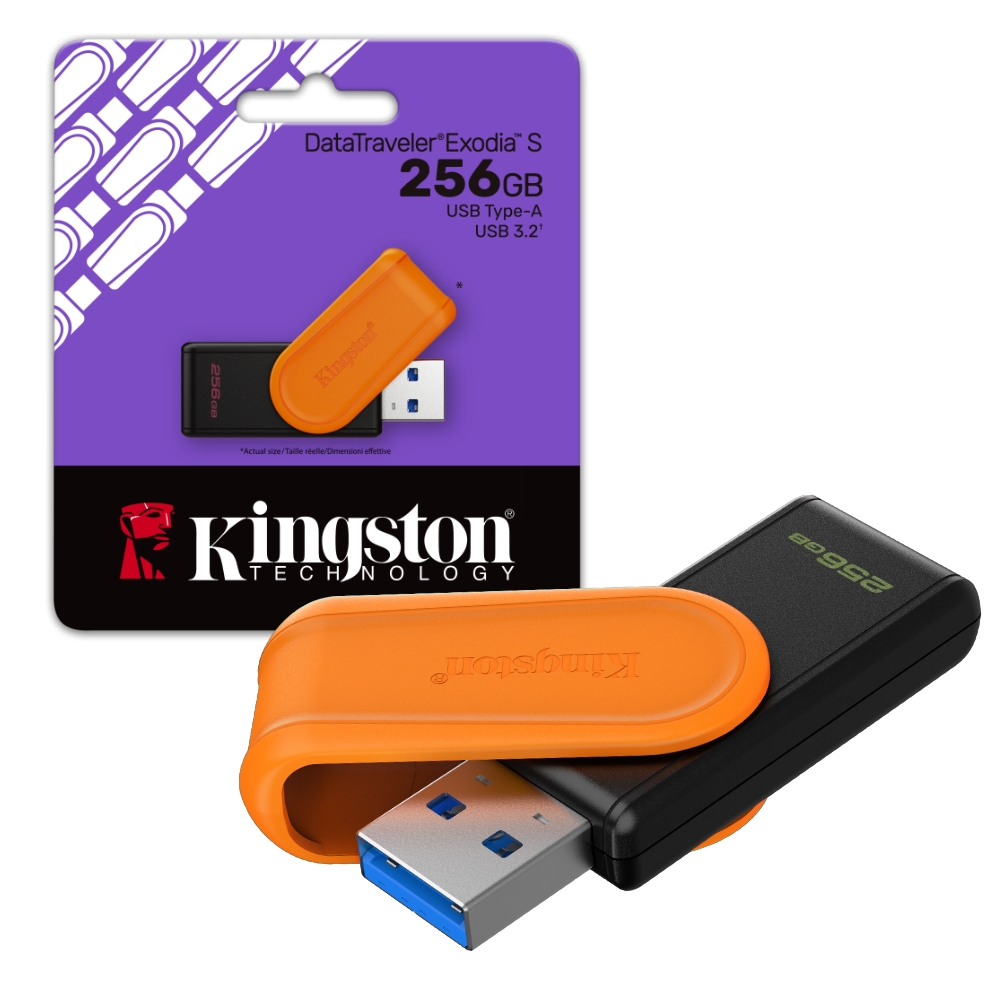 【Kingston】DataTraveler Exodia S 256G USB 3.2 Gen1 高速隨身碟, , large