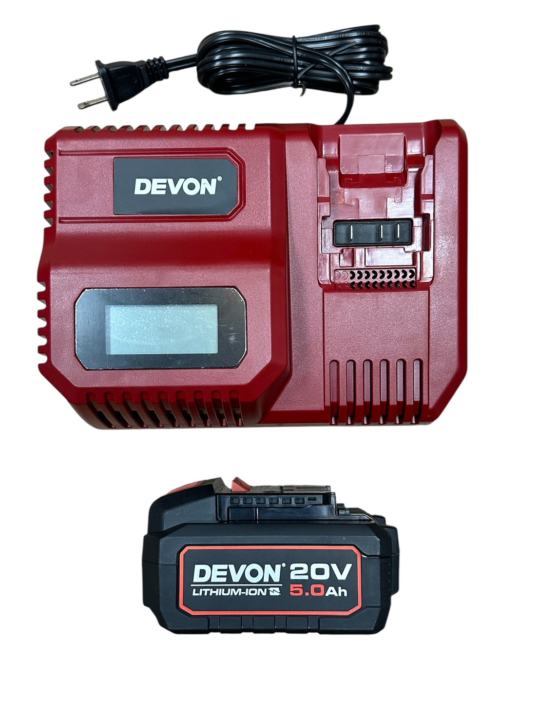 WIN五金 Devon大有 < 5535-Li-20+5.0電池組> 鋰電聚光燈 2800流明 手電筒 LED燈 工作燈 照明燈 手持照明燈, , large