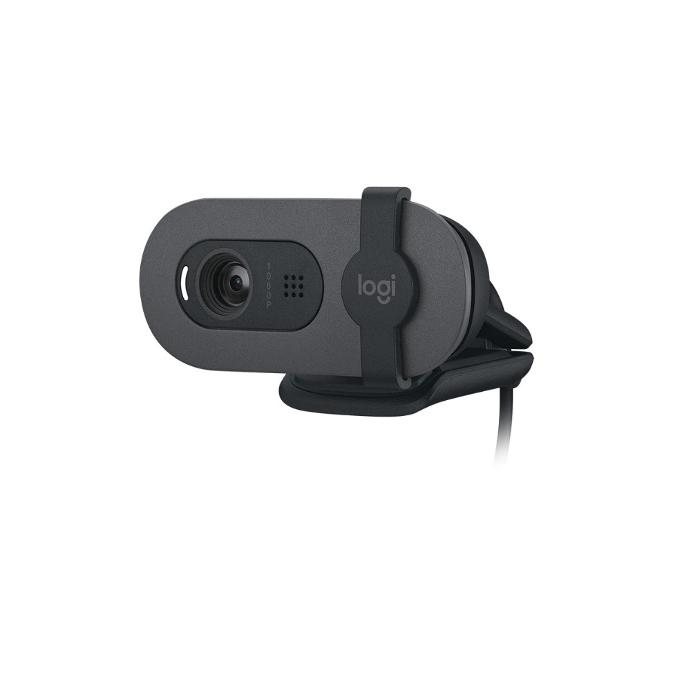 【 Logitech 羅技 】Brio 100 石墨灰 順暢 視訊通話 網路攝影機, , large