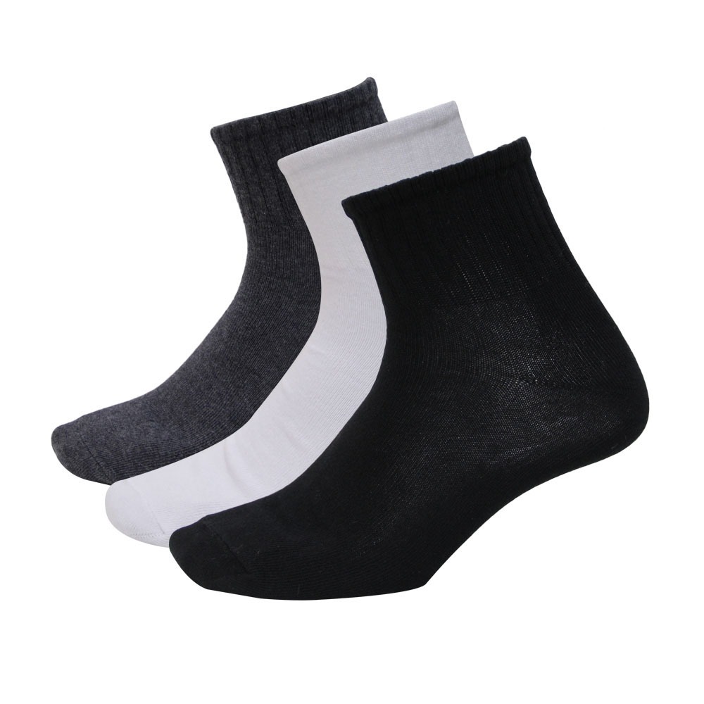 【BVD】1/2學生男襪<黑>B238 男襪 襪子 短襪, , large