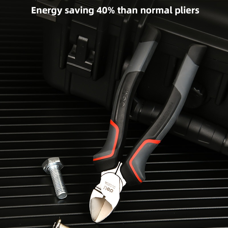 【deli tools】 6" Diagonal Cutting Pliers PRO Series, , large