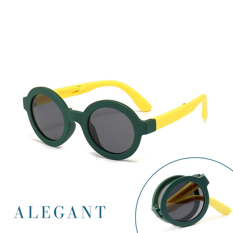 KIDs sunglasses-YELLOW GREEN, , large