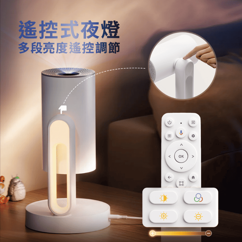 【ETOE】Starfish Plus Projector upgrade with 1080P FHD, 140° Rotation, Google TV and Netflix certified, 4K Support, TV Projector with Automatic Keystone, Chromecast Built in, 5G Wi-Fi, , large