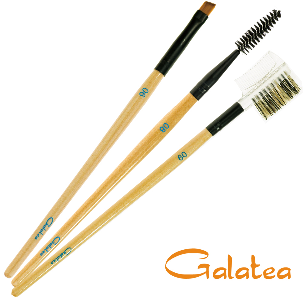 【Galatea葛拉蒂】 彩顏系列 眉睫刷3支組