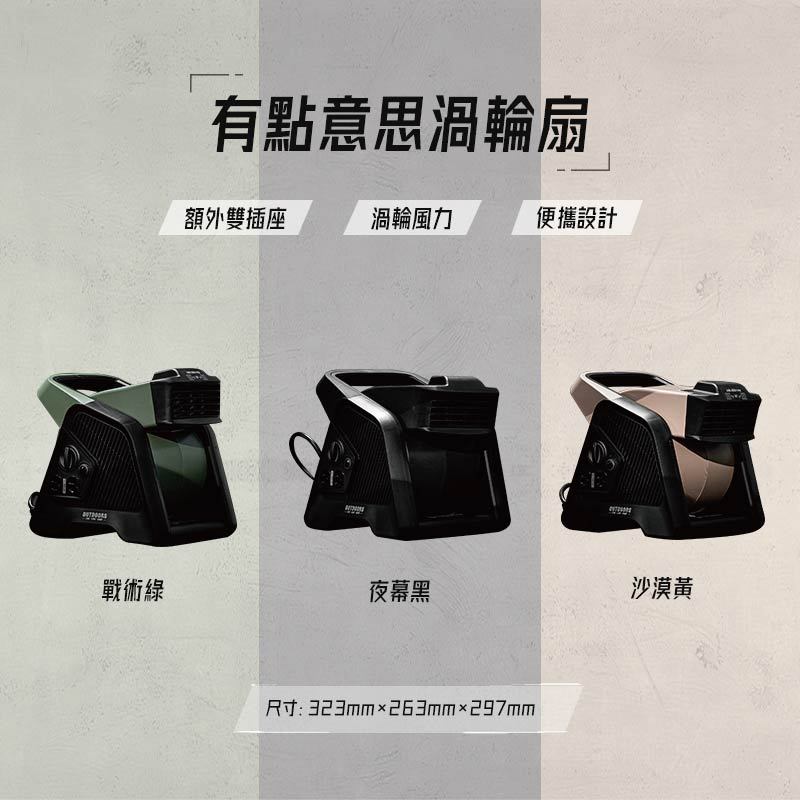 【樂活不露】有點意思渦輪扇 【顏色隨機】 三色TF-01S/02G/03B 三段風速 強勁氣流 循環風扇 電扇