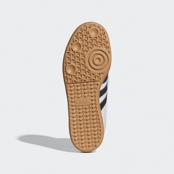Kixpress-Adidas Samba LT W 男女 休閒鞋 運動 復古 德訓鞋 翻蓋鞋舌 焦糖底 白黑 [IG4279], , large