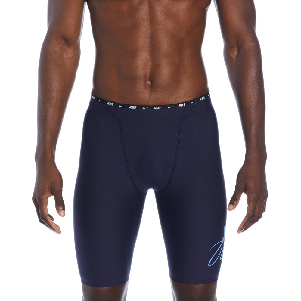 [秉宸] NIKE SWIM HYDRASTRONG JDI SCRIPT 男性及膝泳褲 NESSE014 24SS, , large