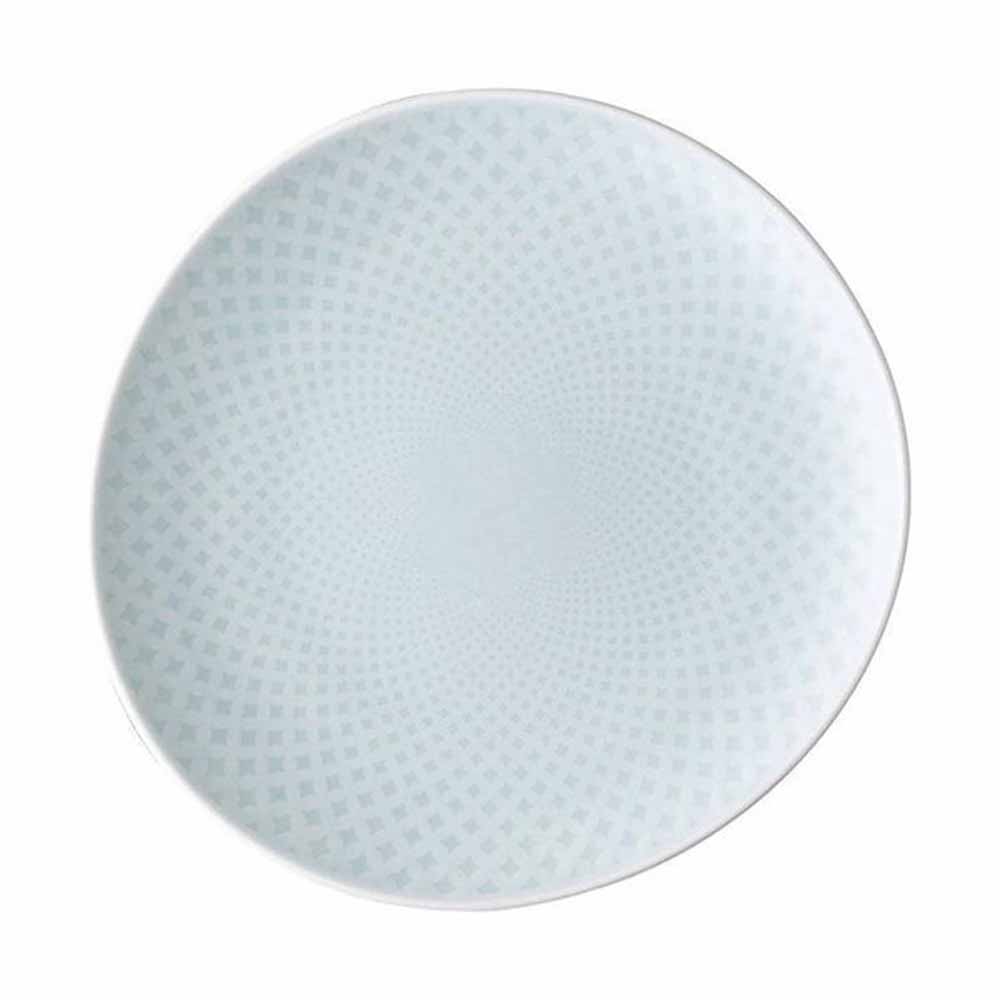 Rosenthal-Junto-shaped round flat plate - sky blue 16cm, , large