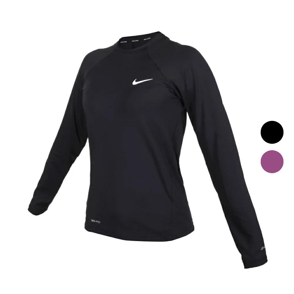 NIKE 長袖 女 防曬衣 ESSENTIAL 成人女性長袖防曬衣 NESSA386 24FWO 【樂買網】, , large