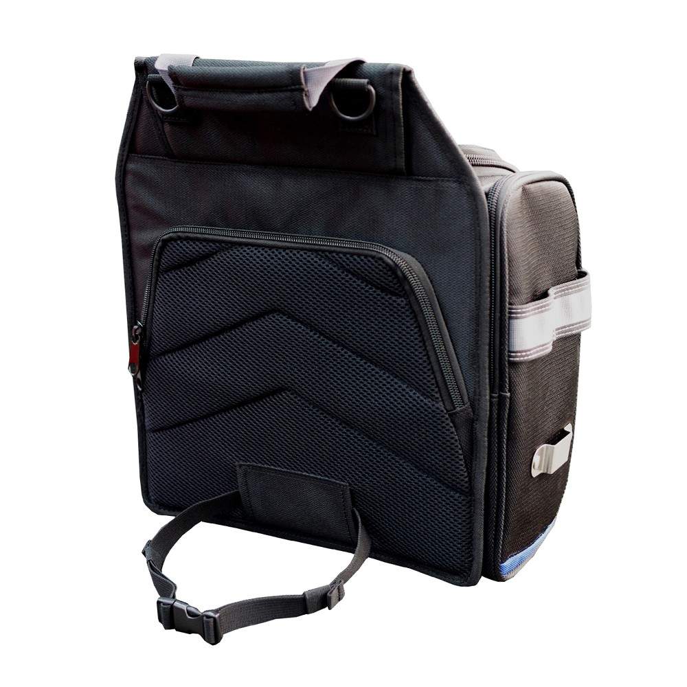 【Niche 樂奇】拉鍊封口型工具收納袋 開口工具收納袋大容量多隔層工具袋 附肩背帶 TL-6206, , large