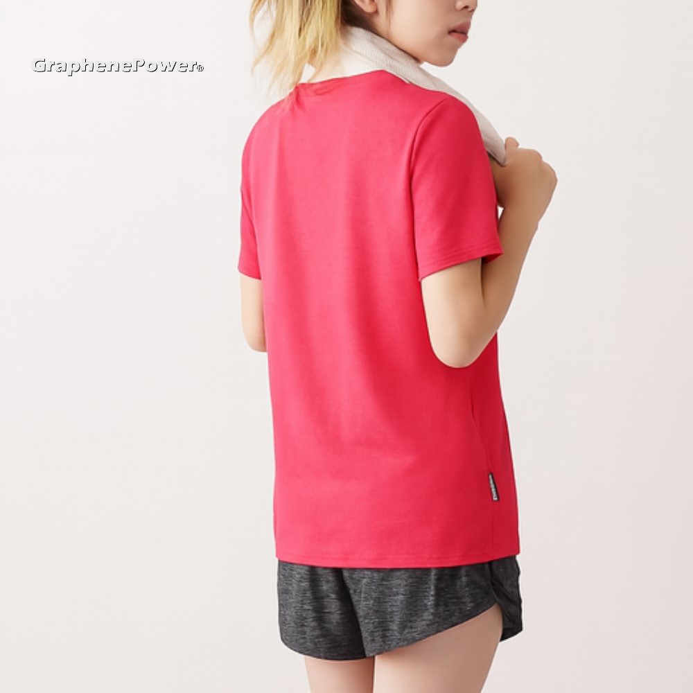 Graphene Thermal Circulation T-Shirt - Cherry Red/4XL, , large