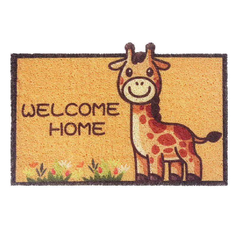 cute animal doormat, , large