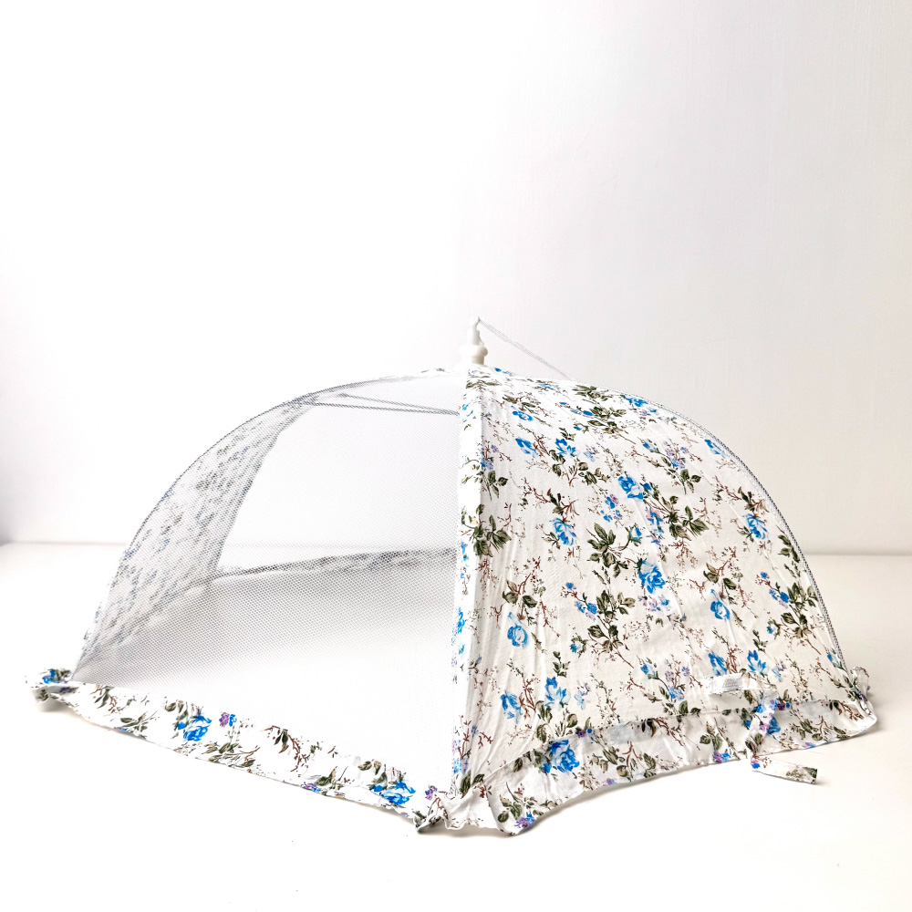 [承祥] 藍碎花摺疊菜罩 BDF0075, , large