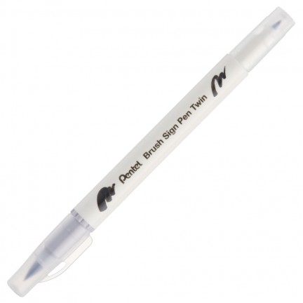 【 Pentel 飛龍 】雙頭柔繪筆 10支/盒 SESW30C   -  多款可選, , large