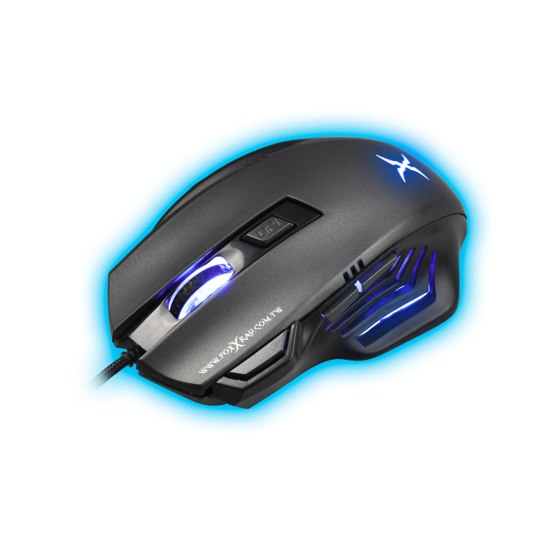 FOXXRAY Grey Wing Gaming Mouse, , large