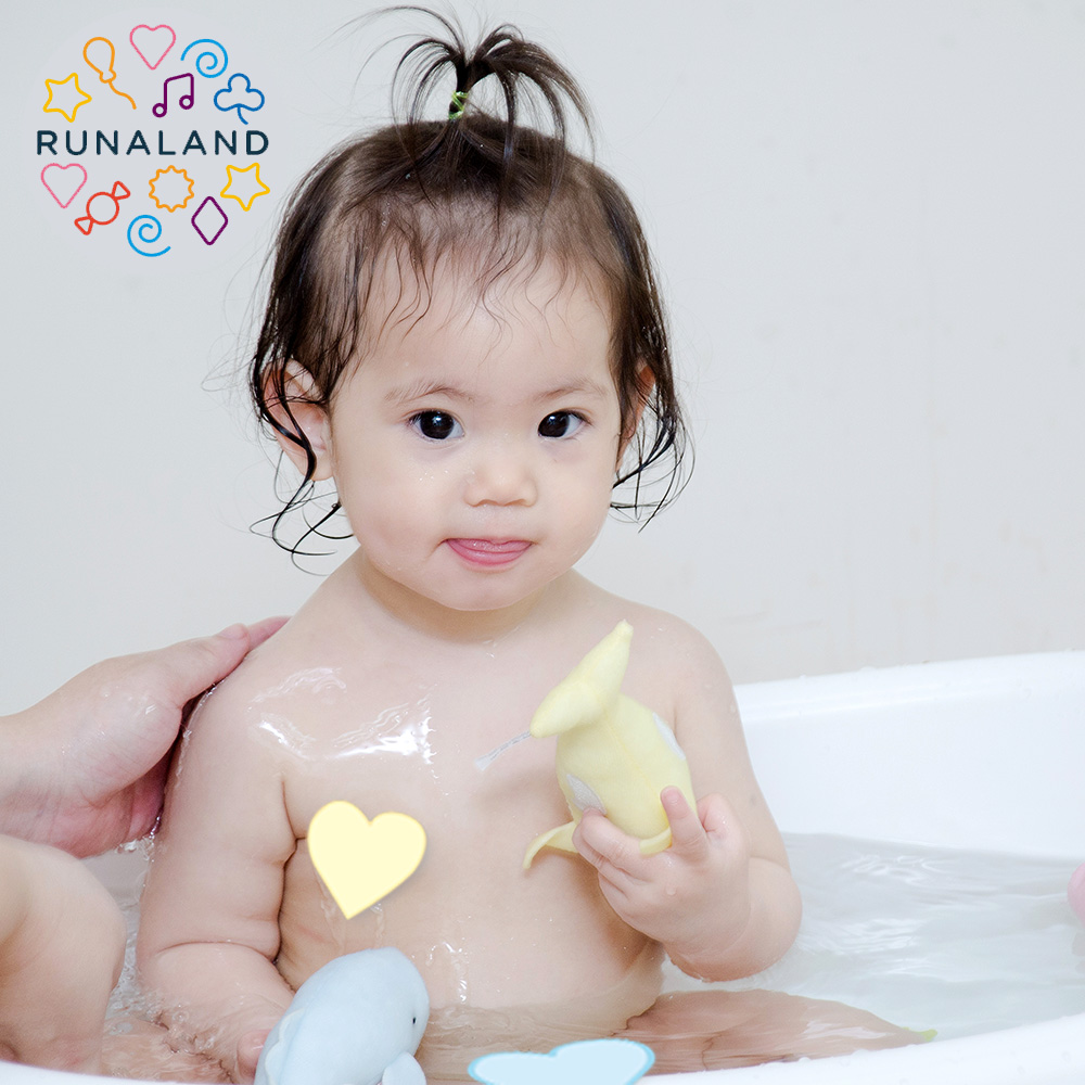 [RUNALAND]Bath Toys Set for Baby Fish Whale Dolphin, , large