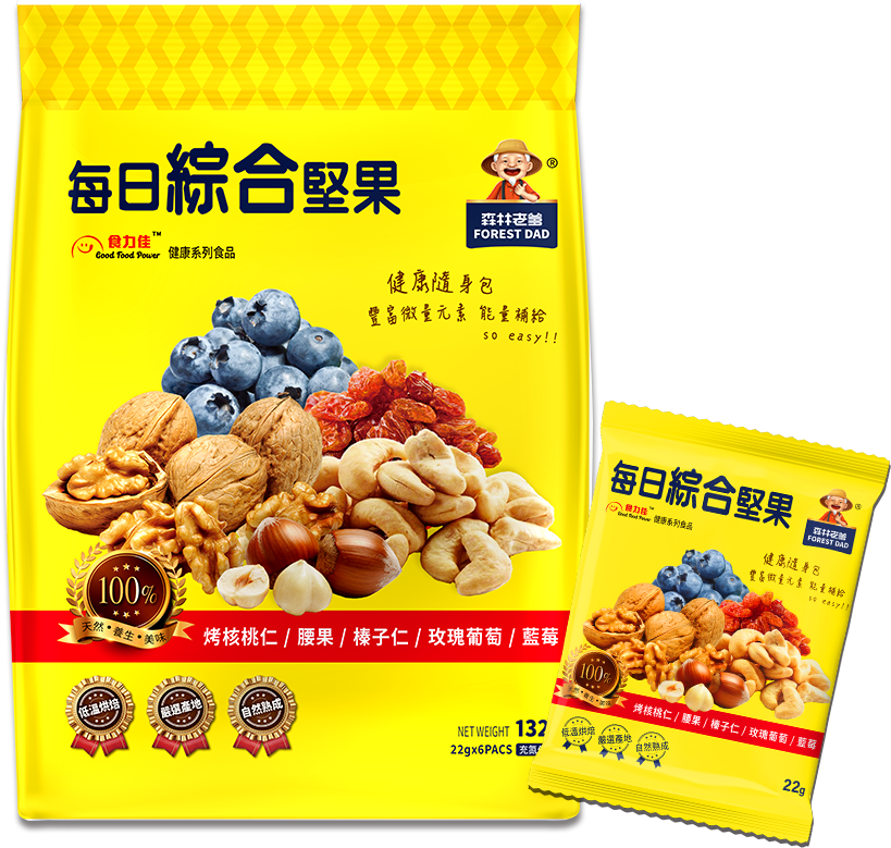 [長榮生醫]食力佳森林老爹每日綜合堅果 X3袋, , large