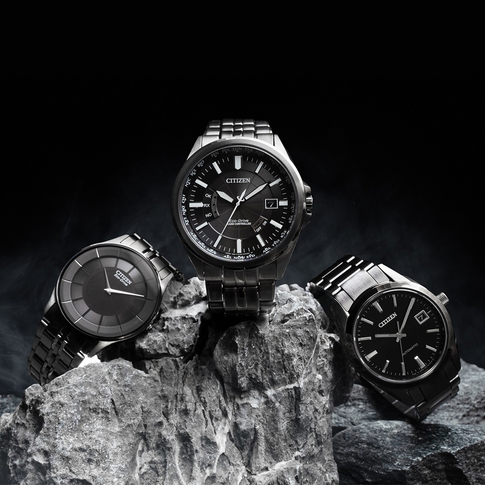 CITIZEN 星辰 光動能紳士超薄經典手錶 禮推薦-黑/36.2mm AR3017-58E, , large