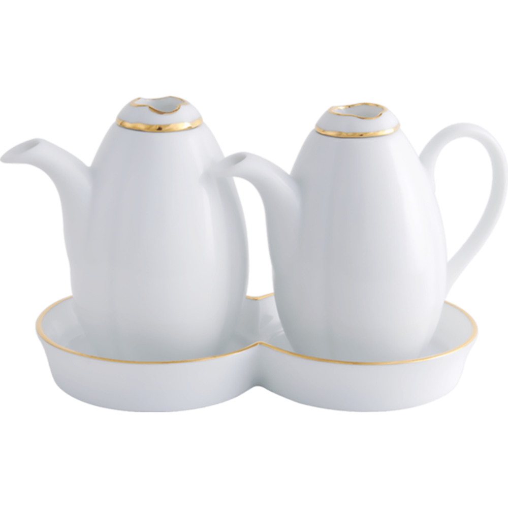 LEGLE - Ruyi Oil and Vinegar Bottle - All Gold, , large