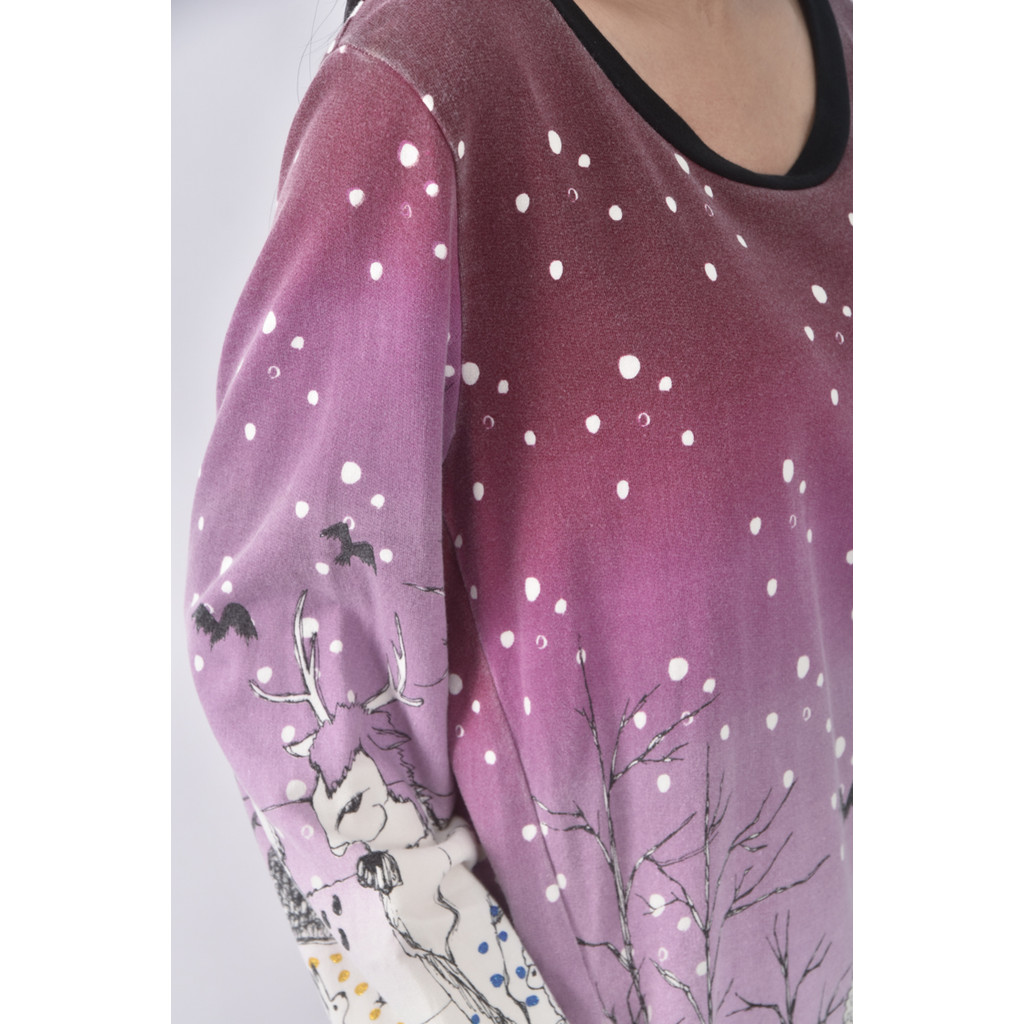 (S) scolar棉質純棉紫色洋裝二手衣, , large