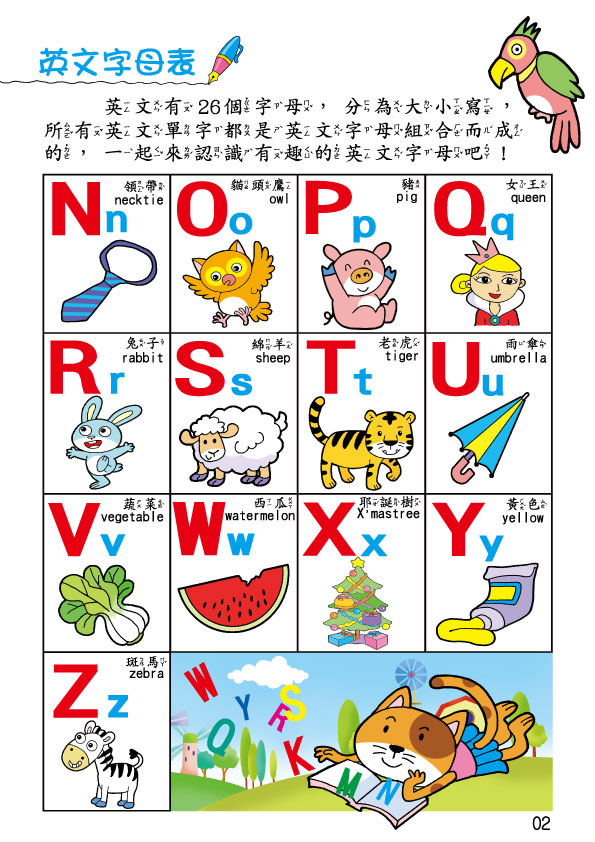 《南門書局》單本繪本館~幼兒全腦開發18-認識ABC 1本, , large