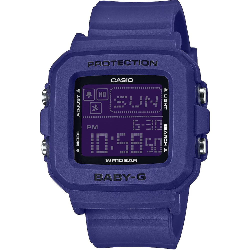 CASIO 卡西歐 BABY-G 30週年 手錶和錶殼吊飾套組  女錶 BGD-10K-2【加贈庫洛米保護套】, , large
